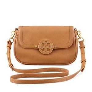 Tory Burch Amanda crossbody brown leather bag